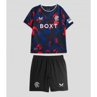 Maglia Calcio Rangers Terza Divisa Bambino 2024-25 Manica Corta (+ pantaloncini)